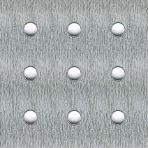 Tôle perforée rond aluminium 500 x 250 x 1,5 mm