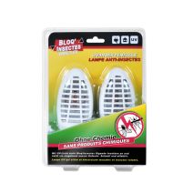2 lampes anti-insectes lumineuses - INSECT EX