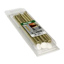 6 Vis Châssis ∅7,5x150mm Tête Fraisée Empreinte T-Star+ T30 - SPAX