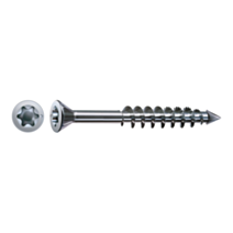 125 Vis ∅4x40mm Petite Tête Fraisée Empreinte T-Star+ T20 Gris - SPAX