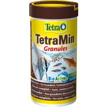 Aliment complet pour poissons tropicaux sous forme de granulé Tetramin 250 ml