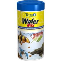 Aliment complet pour tous les poissons de fond et crustacés Tetra Wafer mix 250 ml