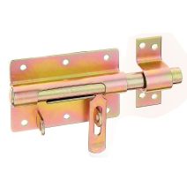Verrou box cadenas zingué +gâche attachée 100/160