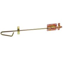 Verrou baïonnette zingué gâche attachée 493 d16