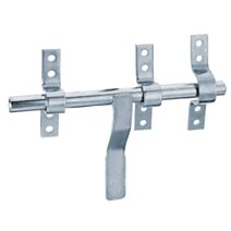 Verrou de box Vervelle + gâche attachée Ø14mm 1,6x8,3cm - ALBERTS