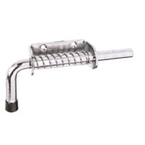 Verrou pistolet à ressort + de vis fraisés Ø14mm 4x17,6cm - ALBERTS