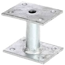 Pied de poteau Ø42mm 7,8x16cm - ALBERTS