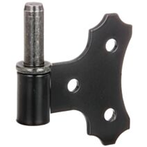 Gond tableau Ø14mm 12,9x9,4x0,4cm noir - ALBERTS