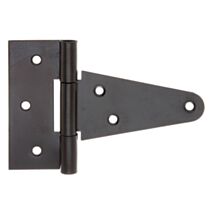 Penture anglaise large + goupille non rivetée Ø6mm 5,4x10,2cm noir - ALBERTS