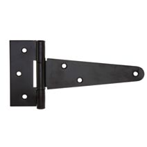 Penture anglaise large + goupille non rivetée Ø6mm 4,6x14,8cm noir - ALBERTS