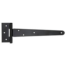 Penture anglaise + trous de vis fraisés Ø6mm 4,6x24,8cm noir - ALBERTS