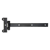 Penture festonnée + l'axe pressé Ø6,8mm 4,5x29,1cm noir - ALBERTS