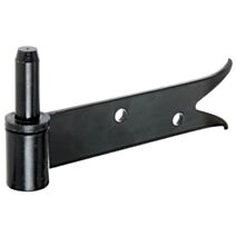 Gond tableau queue de carpe Ø14mm 3,5x17x0,5cm noir - ALBERTS