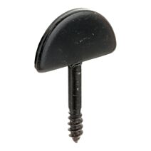 Butée de volet Droit 2,1x3,4cm noir - ALBERTS