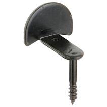 Butée de volet Coudé Ø4,5mm 2,6x3,6x3,3cm noir - ALBERTS