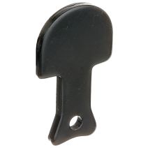 Butée volet droite noire à cheviller 28