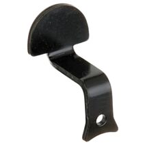 Butée de volet Coudé Ø6mm 2,5x3,8cm noir - ALBERTS