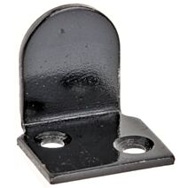 Butée de volet coudée Ø5,5mm 3x3x2,5cm noir - ALBERTS