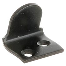 Butée de volet coudée Ø6mm 2,8x2,9cm noir - ALBERTS