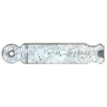 Patte à scellement arrondie Ø5,5mm 3x14x0,25cm - ALBERTS