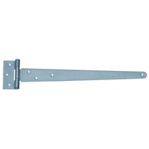 Penture anglaise + trous de vis fraisés Ø6mm 4,6x34,8cm Ep.2,5mm - ALBERTS