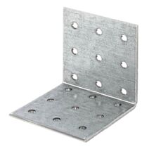 Équerre multi-trous 60x60x2,5mm Ø5mm 18 trous - ALBERTS