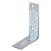 Équerre de poutre côtés inégaux 30x100x3mm Ø5,5mm 5 trous - ALBERTS