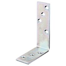 Équerre de poutre côtés inégaux 35x120x4mm Ø7mm 7 trous - ALBERTS