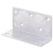 Équerre large côtés inégaux 115x40x2mm Ø6,8mm 8 trous - ALBERTS