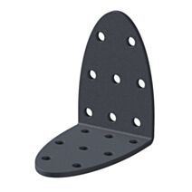 Équerre multi-trous Ovado 40x60x2,5mm Ø4,5mm 16 trous - ALBERTS