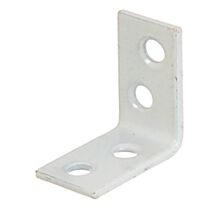 Équerre de chaise blanche 40x40x15mm - ALBERTS