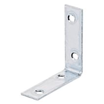 Équerre de chaise 15x50x1,75mm Ø4,5mm 4 trous - ALBERTS