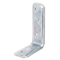 Équerre emboutie 40x120x2mm Ø4,5mm 5 trous - ALBERTS