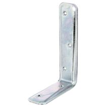 Équerre emboutie 40x160x2mm Ø4,5mm 5 trous - ALBERTS