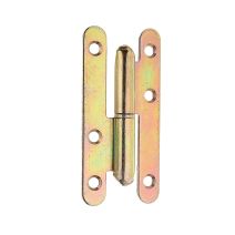 Paumelle universelle bichromatée droite 95x45x2,5