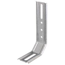 Équerre réglable 3 pans - 2 angles 45° 32x110x1,5mm Ø5,5mm - ALBERTS