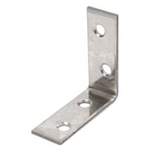 Équerre de chaise 15x40x1,75mm Ø4,5mm 4 trous - ALBERTS