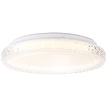 Plafonnier badria blanc