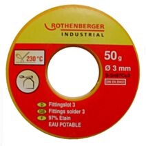 Bobine d'étain 97% 50g écologique - ROTHENBERGER INDUSTRIAL