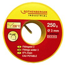 Bobine étain 97% 250 gr. écologique - ROTHENBERGER INDUSTRIAL
