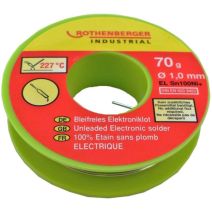 Étain électronique 1 mm ame décapante 70 g - ROTHENBERGER