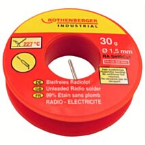 Étain radio 1,5 mm ame décapante 30 g - ROTHENBERGER