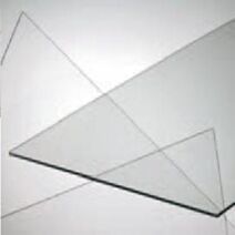Plaque lisse transparent 180 x 60cm +/- 2mm