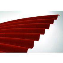 Plaque de toiture bituminée ondulée 2x0,92m Rouge - ONDULINE