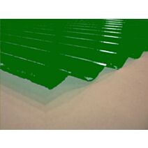 polyester ondulé vert opaque - PLASTI-BAT