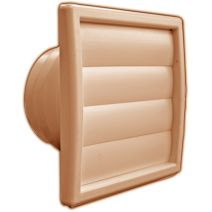 clapet extérieur à volets ø100 à 130mm - sable - AUTOGYRE