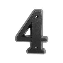 chiffre zamak noir 4 - NOVAP