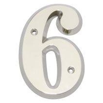 chiffre zamak nickel brillant 80 mm  6 - NOVAP