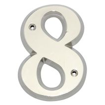 chiffre zamak nickel brillant 80 mm  8 - NOVAP