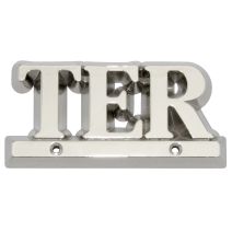 chiffre zamak nickel brillant 80 mm  ter - NOVAP